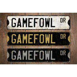 Gamefowl-Premium-Quality-Rustic-Metal-Sign-Images