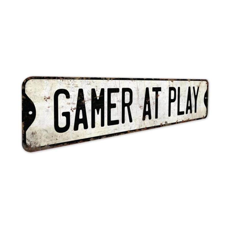 Gamer-At-Play-Sign-Premium-Quality-Rustic-Metal-Sign-3