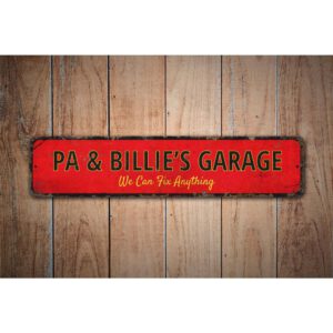 Garage-Fix-Anything-Premium-Quality-Rustic-Metal-Sign-Images