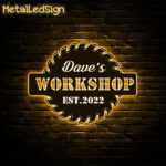 Garage-Metal-Sign-With-Led-Lights-Images