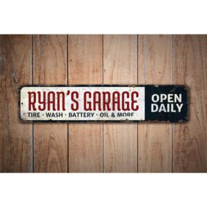 Garage-Open-Daily-Premium-Quality-Rustic-Metal-Sign-Images