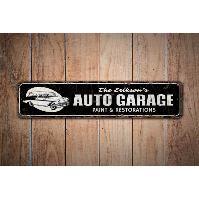 Garage-Sign-Premium-Quality-Rustic-Metal-Sign-Images