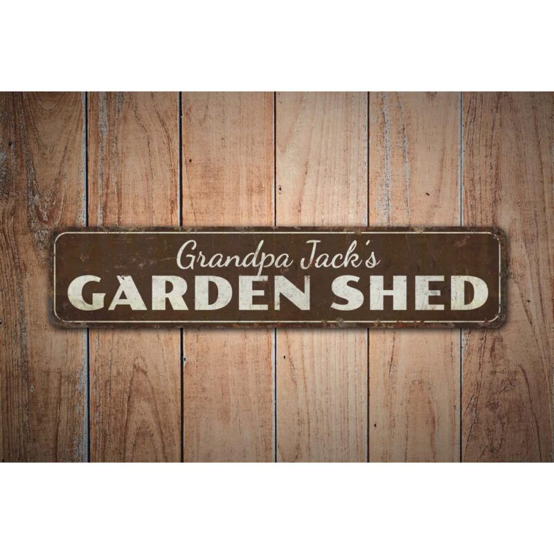 Garden-Shed-Premium-Quality-Rustic-Metal-Sign-Images