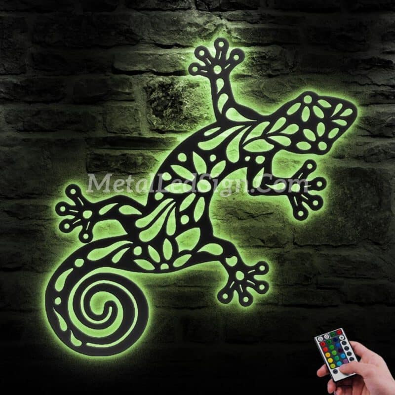 Gecko-Metal-Wall-Art-Led-Light-5-1