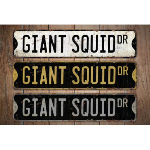 Giant-Squid-Premium-Quality-Rustic-Metal-Sign-Images