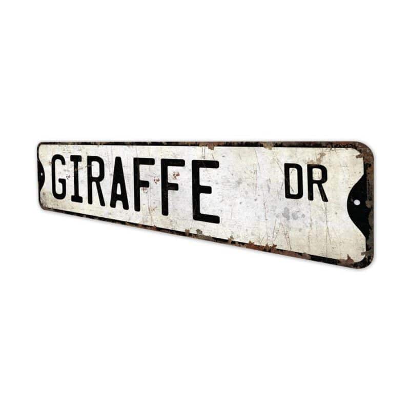 Giraffe-Premium-Quality-Rustic-Metal-Sign-4