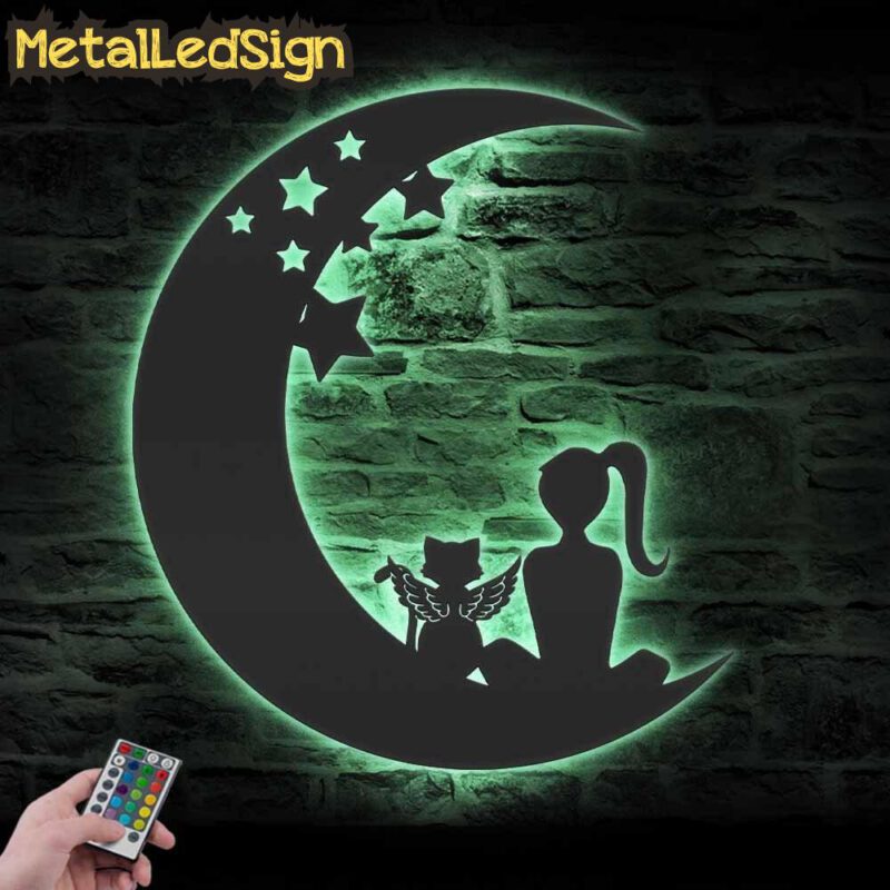 Girl-And-Cat-Angle-Wing-On-The-Moon-Metal-Wall-Art-with-LED-Light-7.jpg