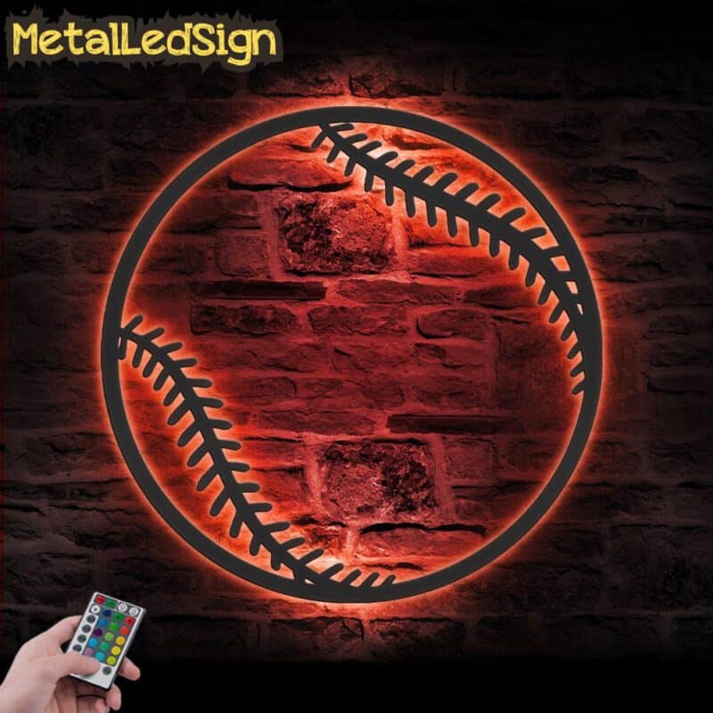 Girl-Baseball-Ball-Metal-Wall-Art-LED-Light-5.jpg