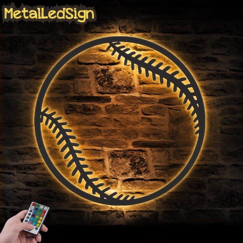 Girl-Baseball-Ball-Metal-Wall-Art-LED-Light-Images.jpg