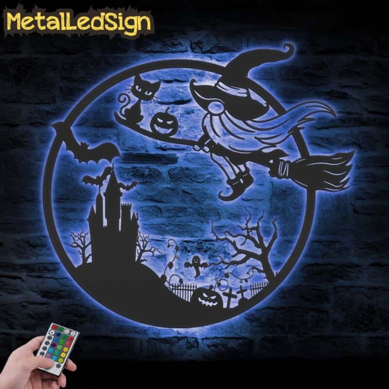 Gnome-Witch-and-Cat-Metal-Wall-Art-Led-Light-3.jpg