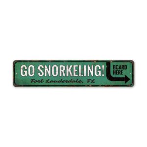 Go-Snorkeling-Premium-Quality-Rustic-Metal-Sign-2