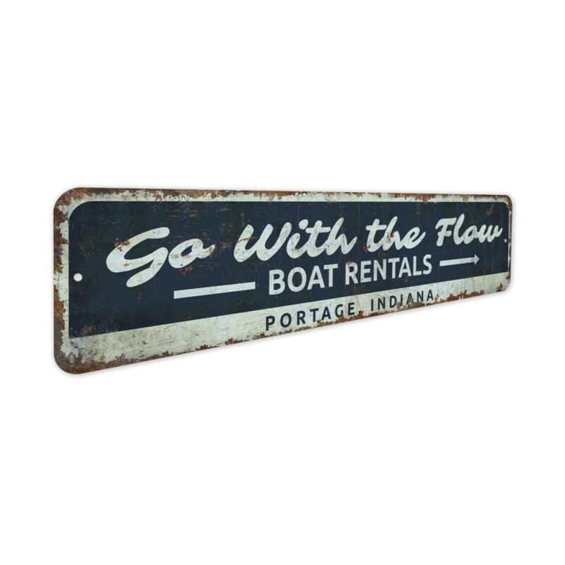 Go-with-the-Flow-Premium-Quality-Rustic-Metal-Sign-3-1