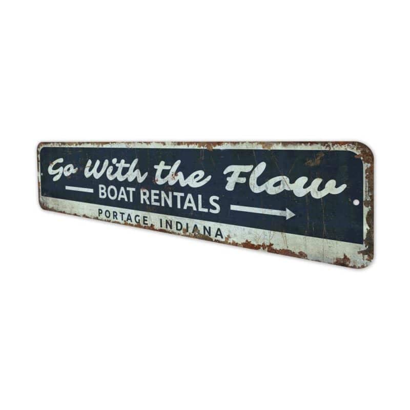 Go-with-the-Flow-Premium-Quality-Rustic-Metal-Sign-4-1