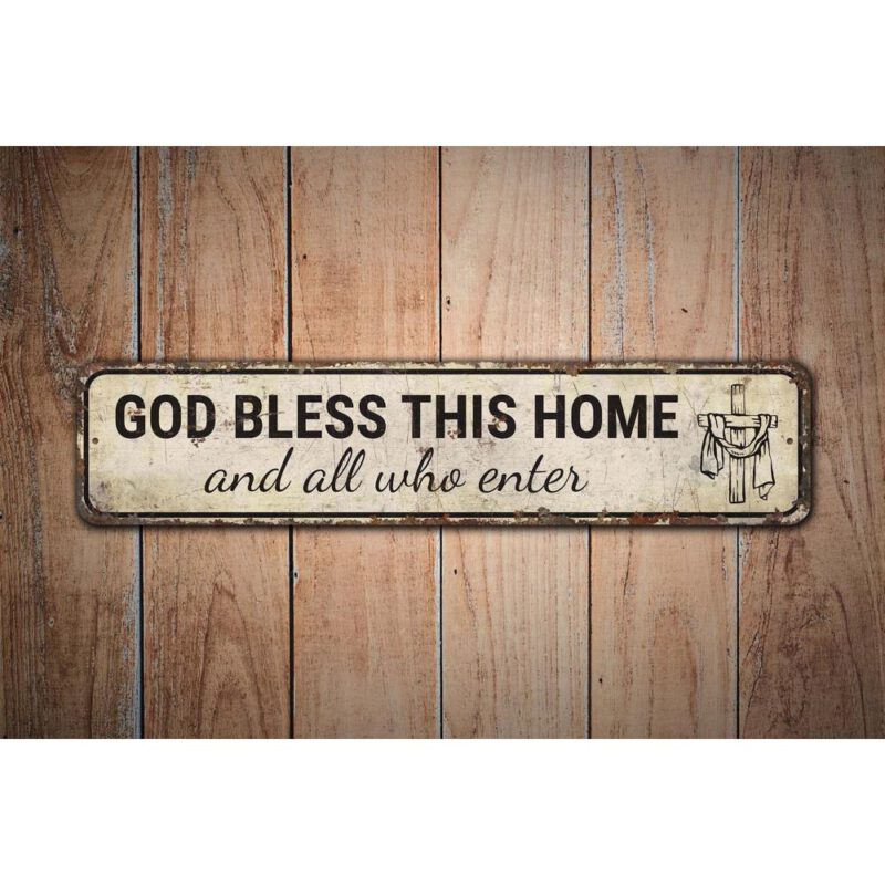 God-Bless-This-Home-Premium-Quality-Rustic-Metal-Sign-Images