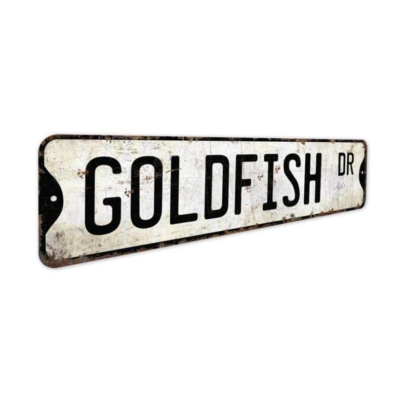 Goldfish-Premium-Quality-Rustic-Metal-Sign-3