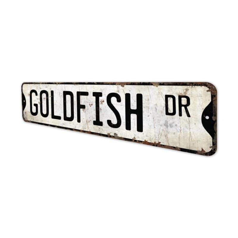 Goldfish-Premium-Quality-Rustic-Metal-Sign-4