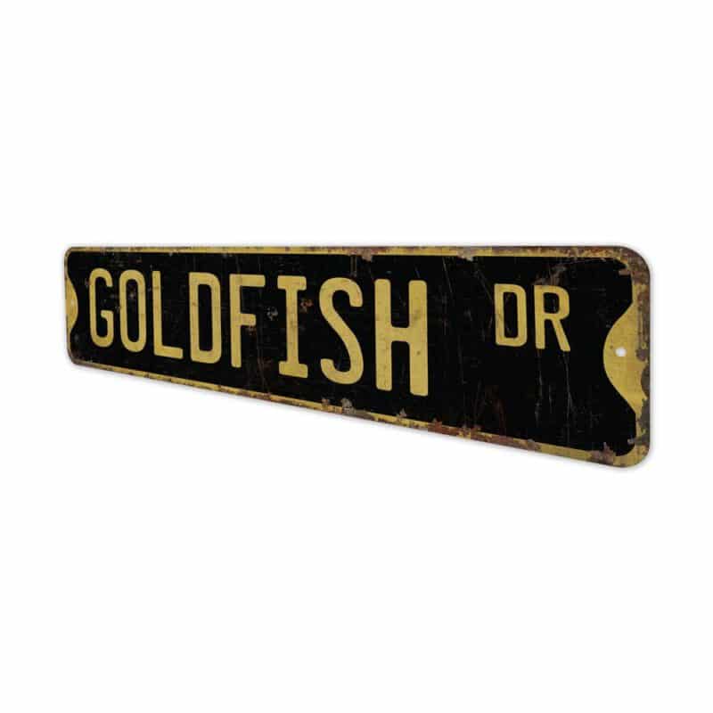 Goldfish-Premium-Quality-Rustic-Metal-Sign-6