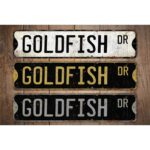 Goldfish-Premium-Quality-Rustic-Metal-Sign-Images