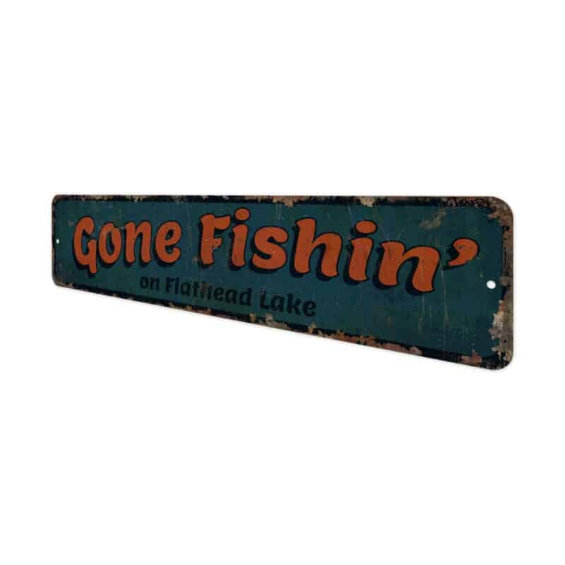 Gone-Fishing-on-Lake-Premium-Quality-Rustic-Metal-Sign-4-2