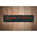 Gone-Fishing-on-Lake-Premium-Quality-Rustic-Metal-Sign-Images-2