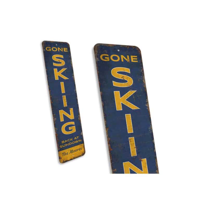 Gone-Skiing-Premium-Quality-Rustic-Metal-Sign-3