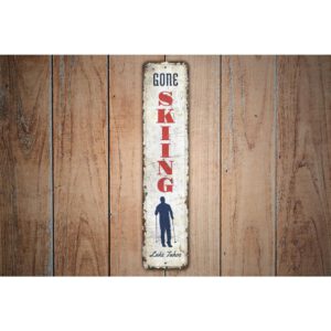 Gone-Skiing-Premium-Quality-Rustic-Metal-Sign-Images-1