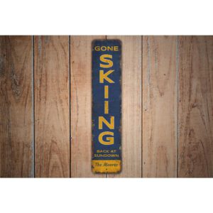 Gone-Skiing-Premium-Quality-Rustic-Metal-Sign-Images