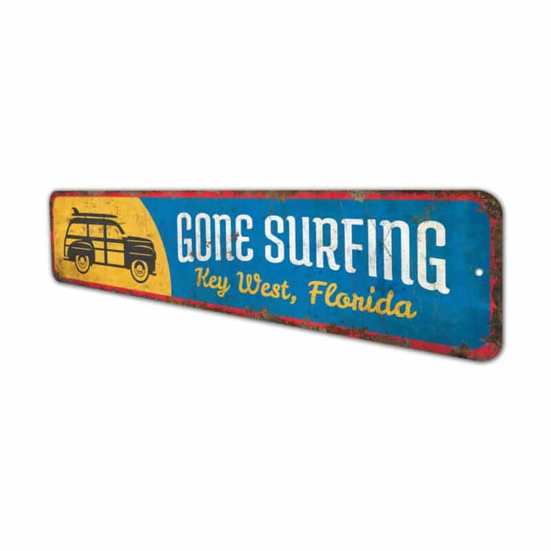 Gone-Surfing-Premium-Quality-Rustic-Metal-Sign-4