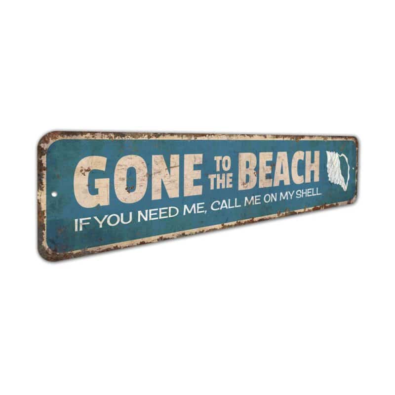 Gone-to-the-Beach-Premium-Quality-Rustic-Metal-Sign-3