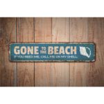 Gone-to-the-Beach-Premium-Quality-Rustic-Metal-Sign-Images