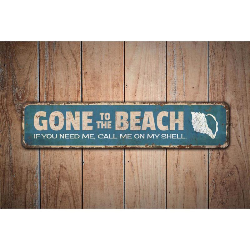 Gone-to-the-Beach-Premium-Quality-Rustic-Metal-Sign-Images