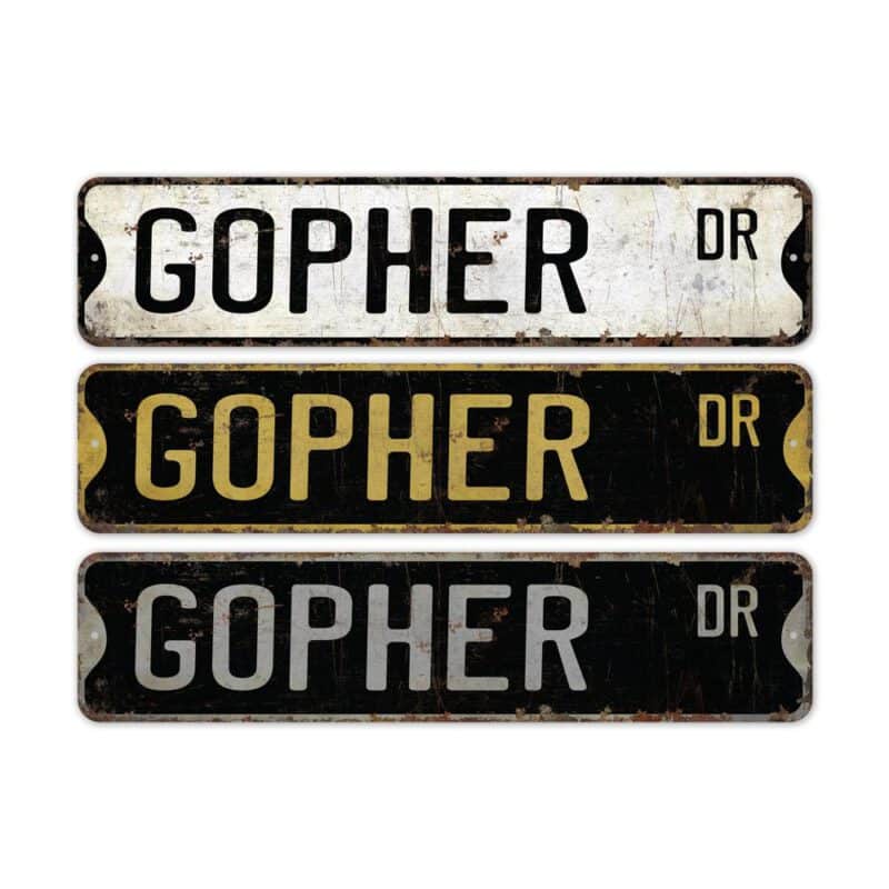 Gopher-Premium-Quality-Rustic-Metal-Sign-2