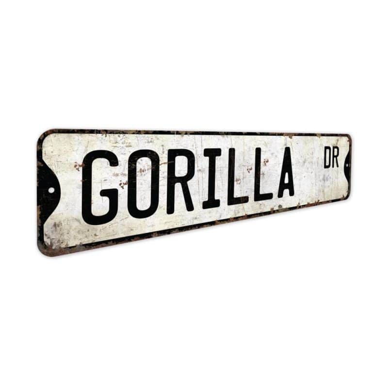 Gorilla-Premium-Quality-Rustic-Metal-Sign-3