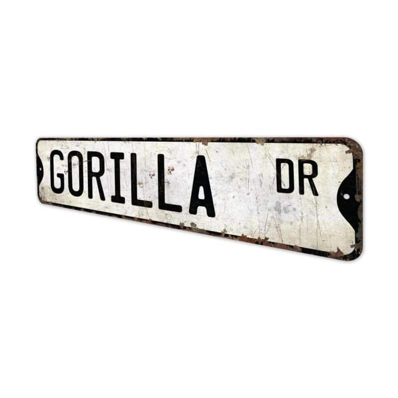 Gorilla-Premium-Quality-Rustic-Metal-Sign-4