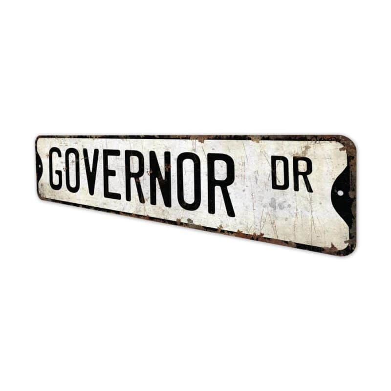 Governor-Premium-Quality-Rustic-Metal-Sign-4