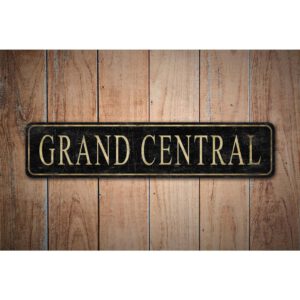 Grand-Central-Sign-Premium-Quality-Rustic-Metal-Sign-Images