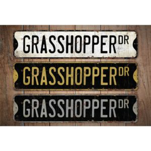 Grasshopper-Premium-Quality-Rustic-Metal-Sign-Images