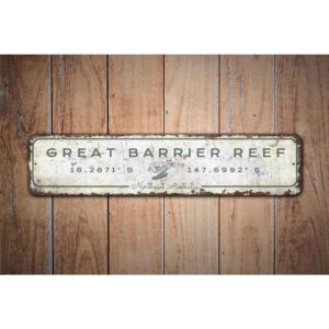 Great-Barrier-Reef-Sign-Premium-Quality-Rustic-Metal-Sign-Images