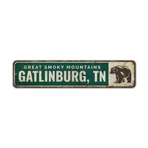 Great-Smoky-Mountains-Gatlinburg-Tennessee-Premium-Quality-Rustic-Metal-Sign-2