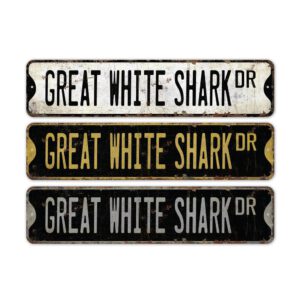 Great-White-Shark-Premium-Quality-Rustic-Metal-Sign-2