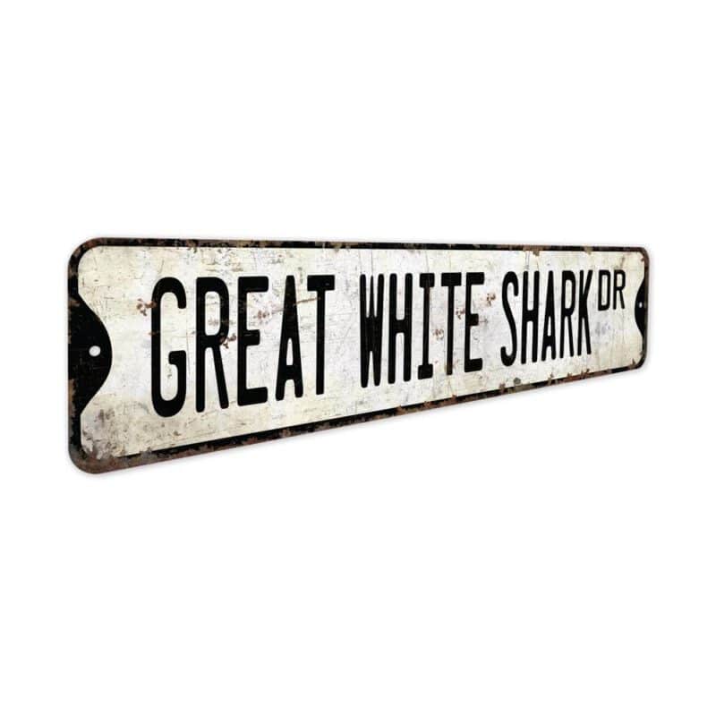 Great-White-Shark-Premium-Quality-Rustic-Metal-Sign-3