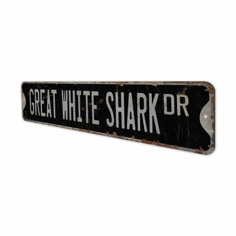 Great-White-Shark-Premium-Quality-Rustic-Metal-Sign-8