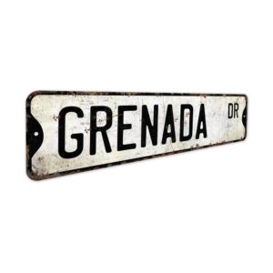 Grenada-Premium-Quality-Rustic-Metal-Sign-3