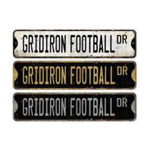 Gridiron-Football-Premium-Quality-Rustic-Metal-Sign-2