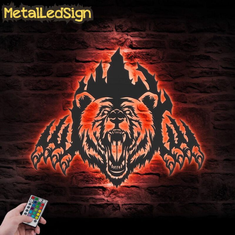 Grizzly-Bear-Claws-Scratch-Metal-Wall-Art-LED-Light-5.jpg