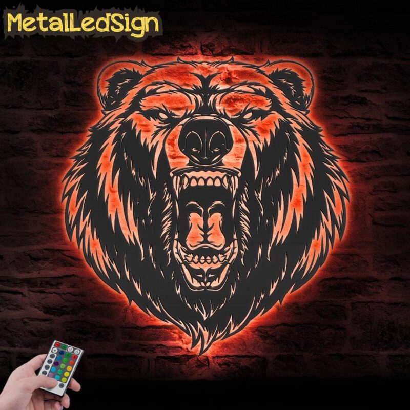 Grizzly-Bear-Metal-Wall-Art-LED-Light-5.jpg