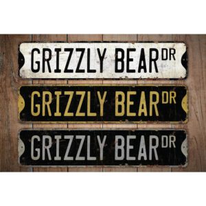 Grizzly-Bear-Premium-Quality-Rustic-Metal-Sign-Images