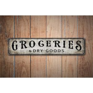 Groceries-And-Dry-Goods-Premium-Quality-Rustic-Metal-Sign-Images