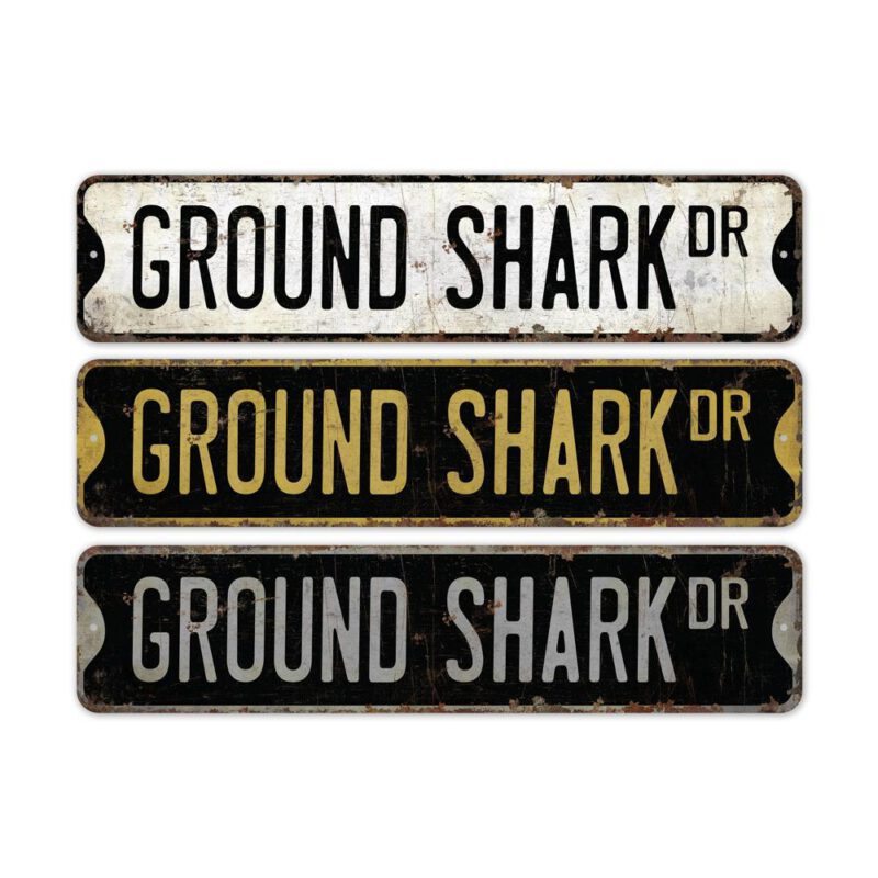 Ground-Shark-Premium-Quality-Rustic-Metal-Sign-2