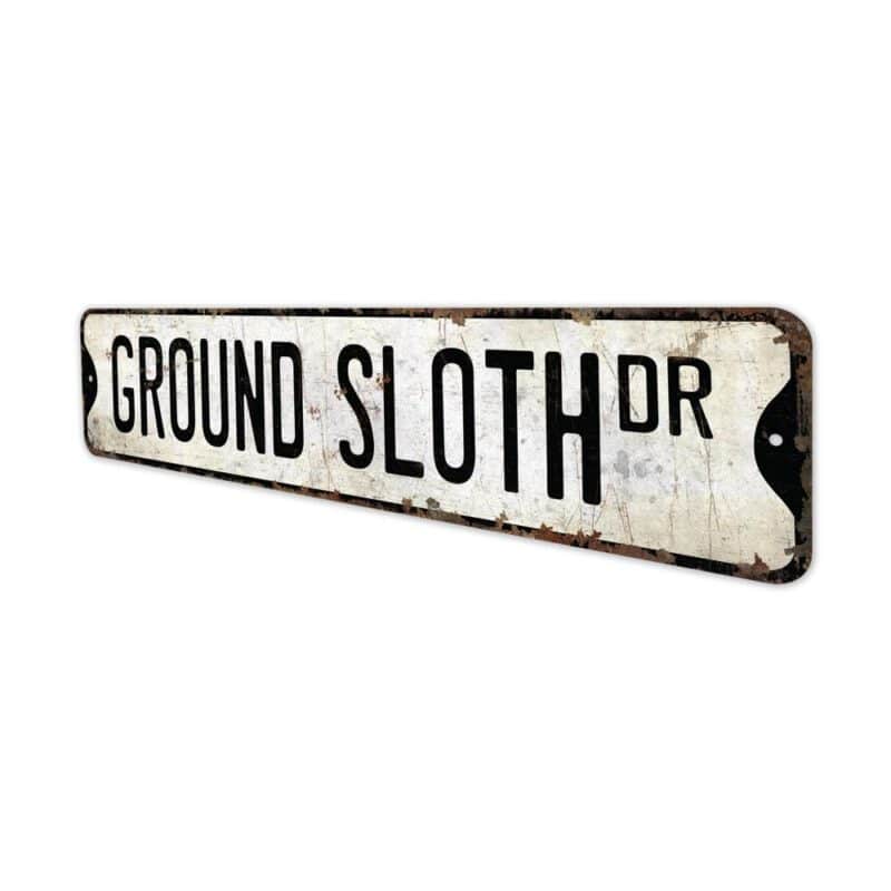 Ground-Sloth-Premium-Quality-Rustic-Metal-Sign-4